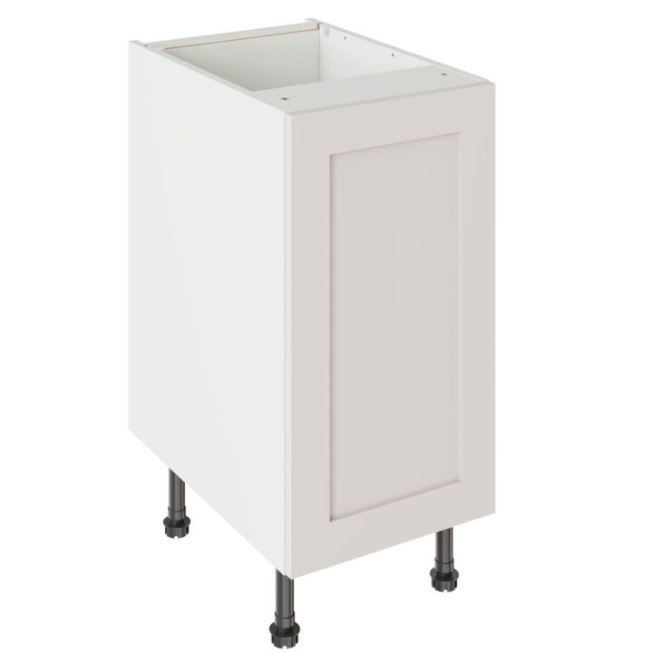 Shaker Matt Light Grey 400 Base Kitchen Cabinet