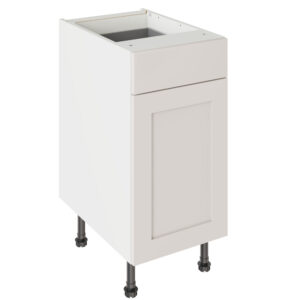 Shaker Matt Light Grey 400 Drawerline Base Kitchen Cabinet