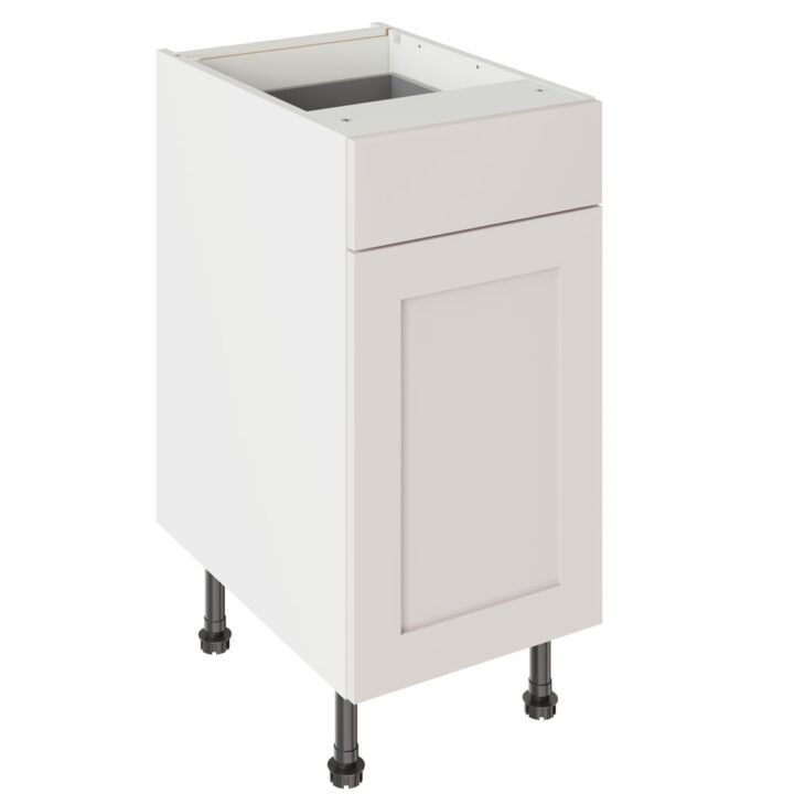 Shaker Matt Light Grey 400 Drawerline Base Kitchen Cabinet