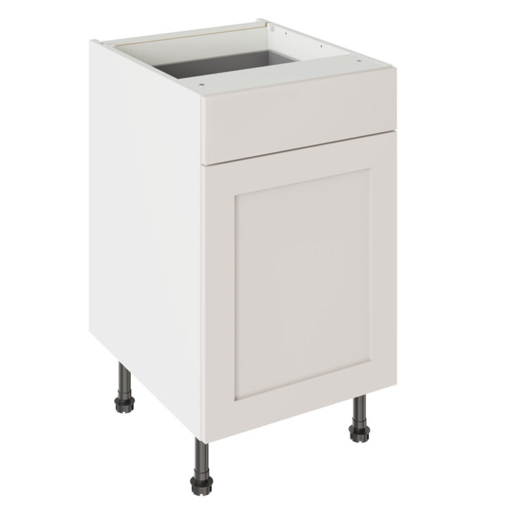 Shaker Matt Light Grey 500 Drawerline Base Kitchen Cabinet