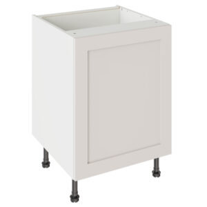 Shaker Matt Light Grey 600 Base Kitchen Cabinet