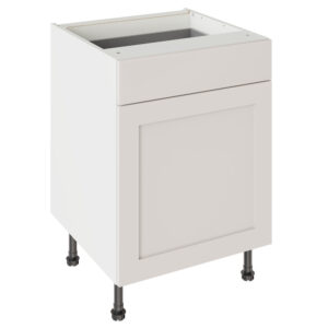 Shaker Matt Light Grey 600 Drawerline Base Kitchen Cabinet