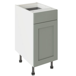 Shaker Matt Sage Green 400 Drawerline Base Kitchen Cabinet