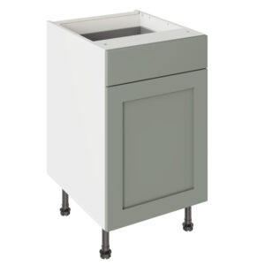 Shaker Matt Sage Green 500 Drawerline Base Kitchen Cabinet