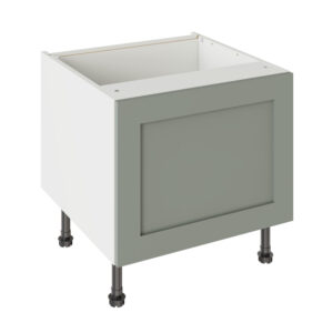 Shaker Matt Sage Green 600 Belfast Sink Base Kitchen Cabinet