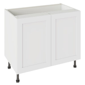 Shaker Matt White 1000 Base Kitchen Cabinet