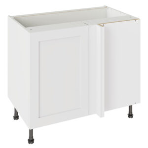 Shaker Matt White 1000 Blind Corner Base Kitchen Cabinet