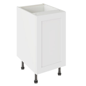 Shaker Matt White 450 Base Kitchen Cabinet