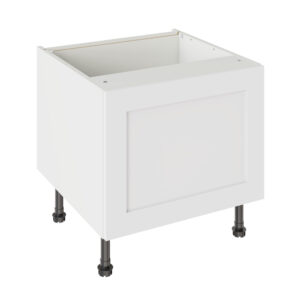 Shaker Matt White 600 Belfast Sink Base Kitchen Cabinet