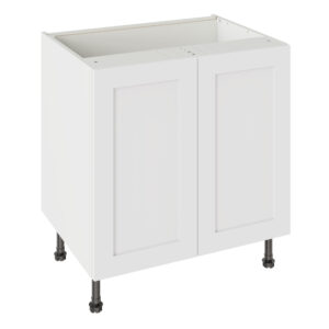 Shaker Matt White 800 Base Kitchen Cabinet