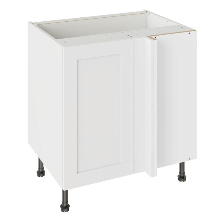 Shaker Matt White 800 Blind Corner Base Kitchen Cabinet