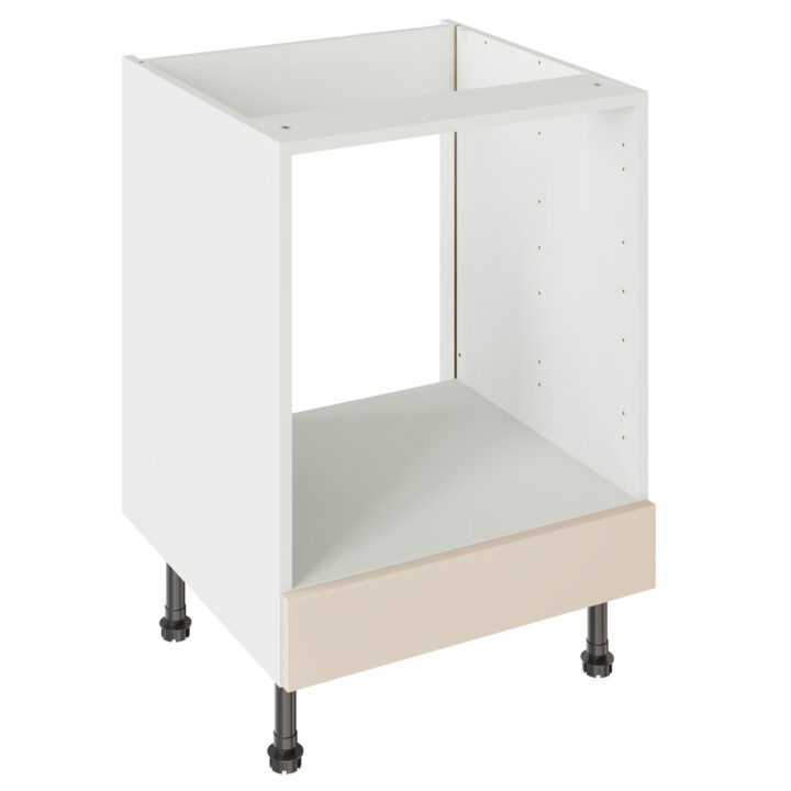 Slab Gloss Cashmere 600 Oven Base Kitchen Cabinet