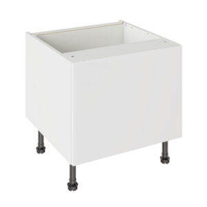 Slab Gloss White 600 Belfast Sink Base Kitchen Cabinet
