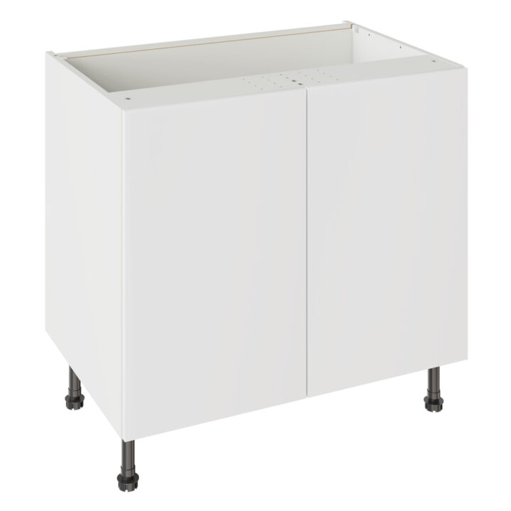 Slab Gloss White 900 Base Kitchen Cabinet