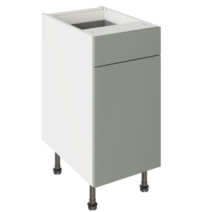 Slab Matt Agave Green 400 Drawerline Base Kitchen Cabinet