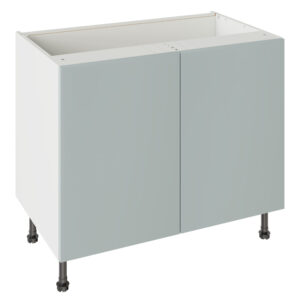 Slab Matt Aquamarine 1000 Base Kitchen Cabinet