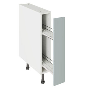 Slab Matt Aquamarine 150 Base Kitchen Cabinet Pull Out