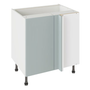 Slab Matt Aquamarine 800 Blind Corner Base Kitchen Cabinet