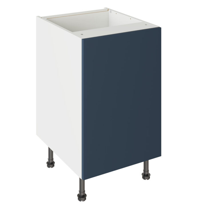 Slab Matt Blue 500 Base Kitchen Cabinet