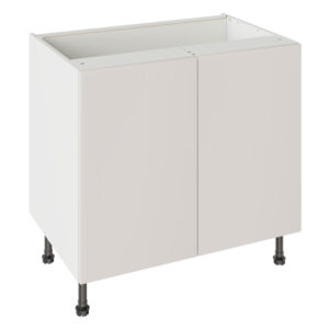 Slab Matt Light Grey 900 Base Kitchen Cabinet