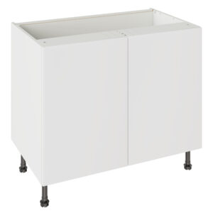 Slab Matt White 1000 Base Kitchen Cabinet