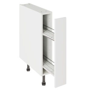 Slab Matt White 150 Base Kitchen Cabinet Pull Out