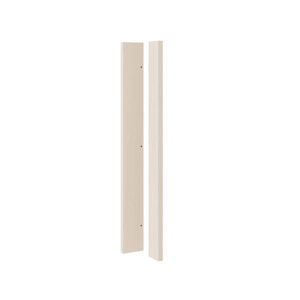 5 Piece Shaker Woodgrain Cashmere Corner Post