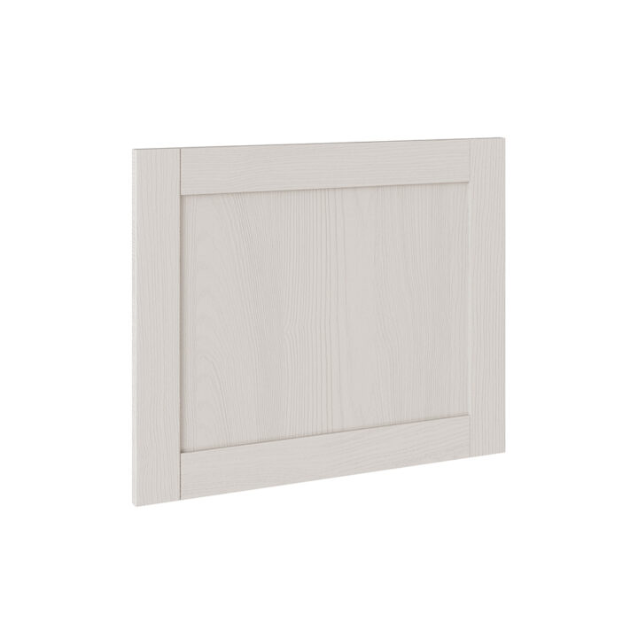 5 Piece Shaker Woodgrain Light Grey 596 Integrated Extractor Door