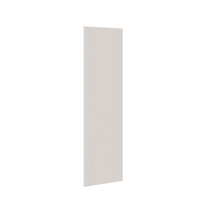 5 Piece Shaker Woodgrain Light Grey 600 Larder End Panel