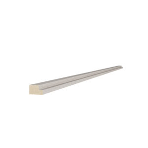 5 Piece Shaker Woodgrain Light Grey Multi Rail