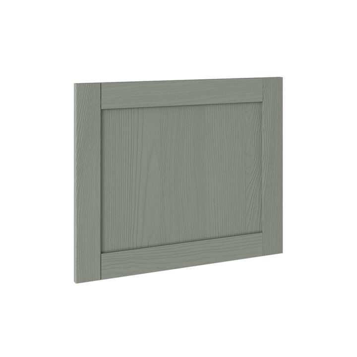 5 Piece Shaker Woodgrain Sage Green 596 Integrated Extractor Door
