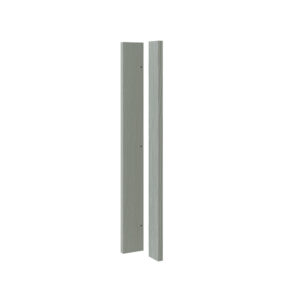5 Piece Shaker Woodgrain Sage Green Corner Post