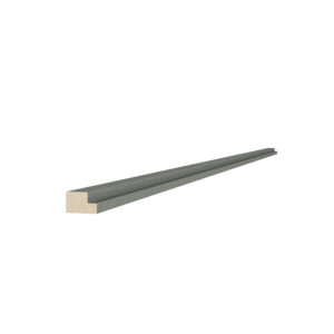 5 Piece Shaker Woodgrain Sage Green Multi Rail
