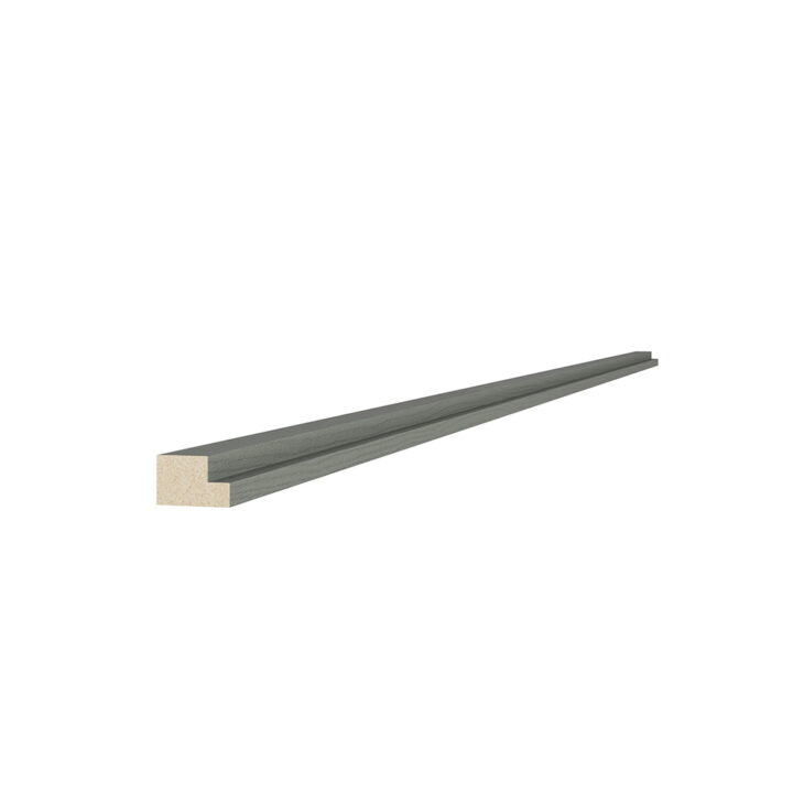 5 Piece Shaker Woodgrain Sage Green Multi Rail