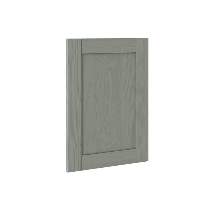 5 Piece Shaker Woodgrain Sage Green Sample Door