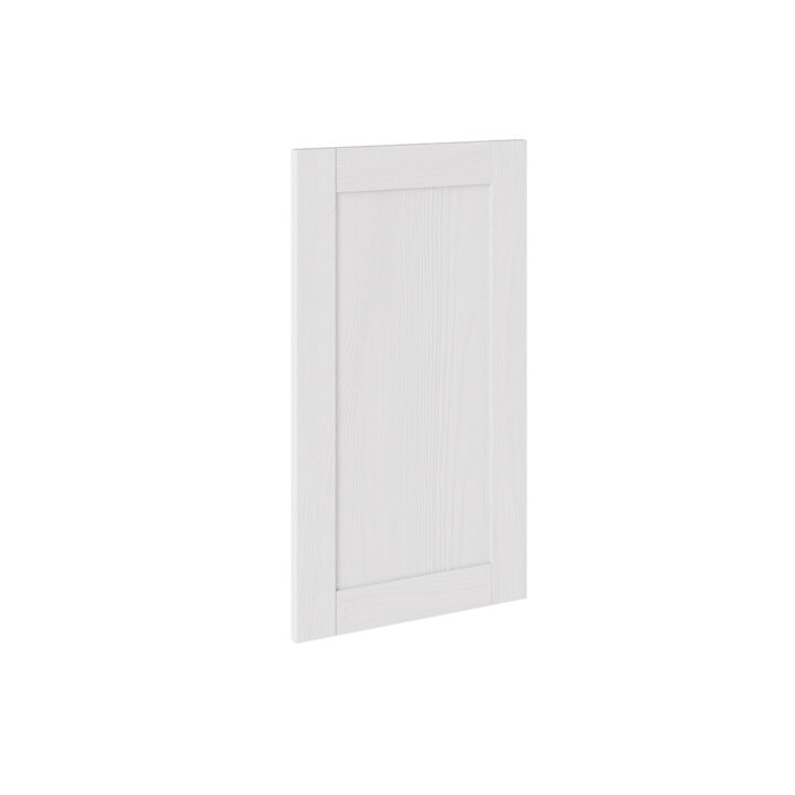 5 Piece Shaker Woodgrain White 446 Slimline Appliance Door