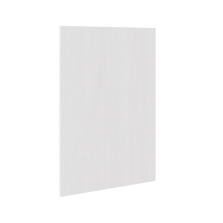 5 Piece Shaker Woodgrain White 600 Base End Panel