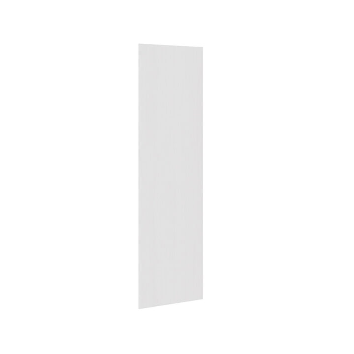 5 Piece Shaker Woodgrain White 600 Larder End Panel