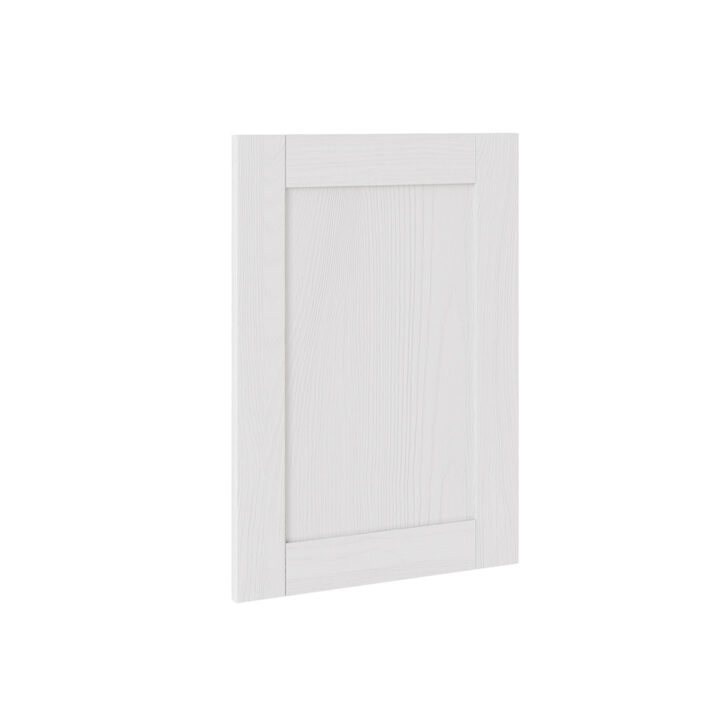 5 Piece Shaker Woodgrain White Sample Door