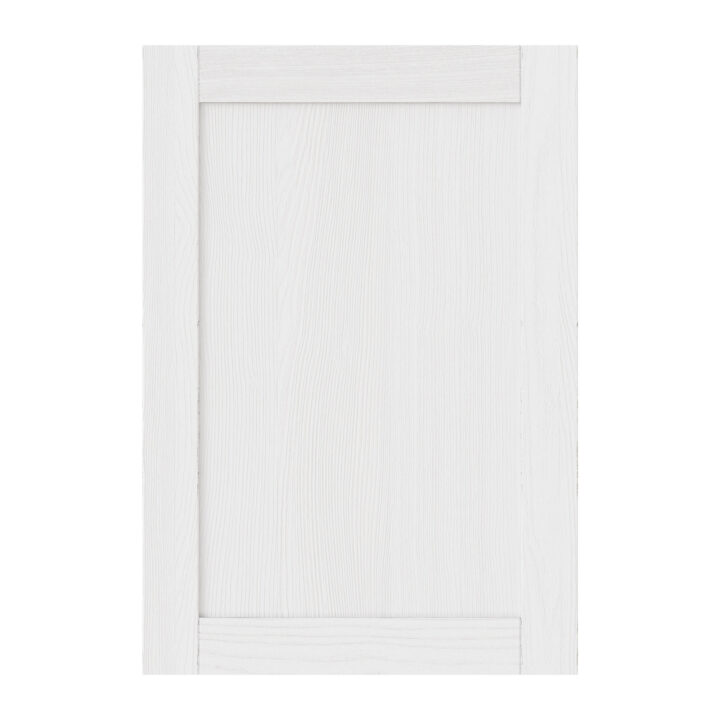 Kitchen Kit Door 5 Piece Shaker Woodgrain White